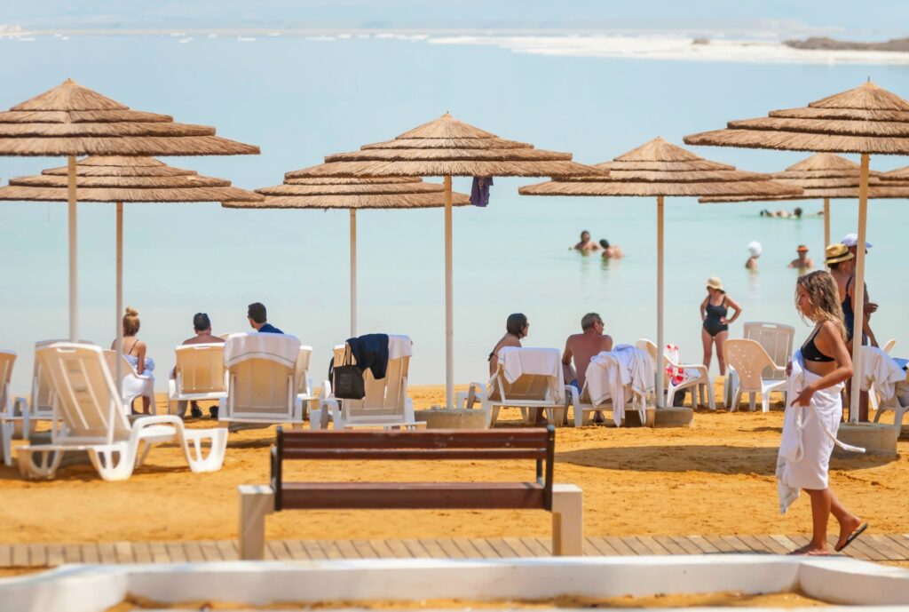 Seaside resort at Dead Sea. Photo credit: Roman Yanushevsky.