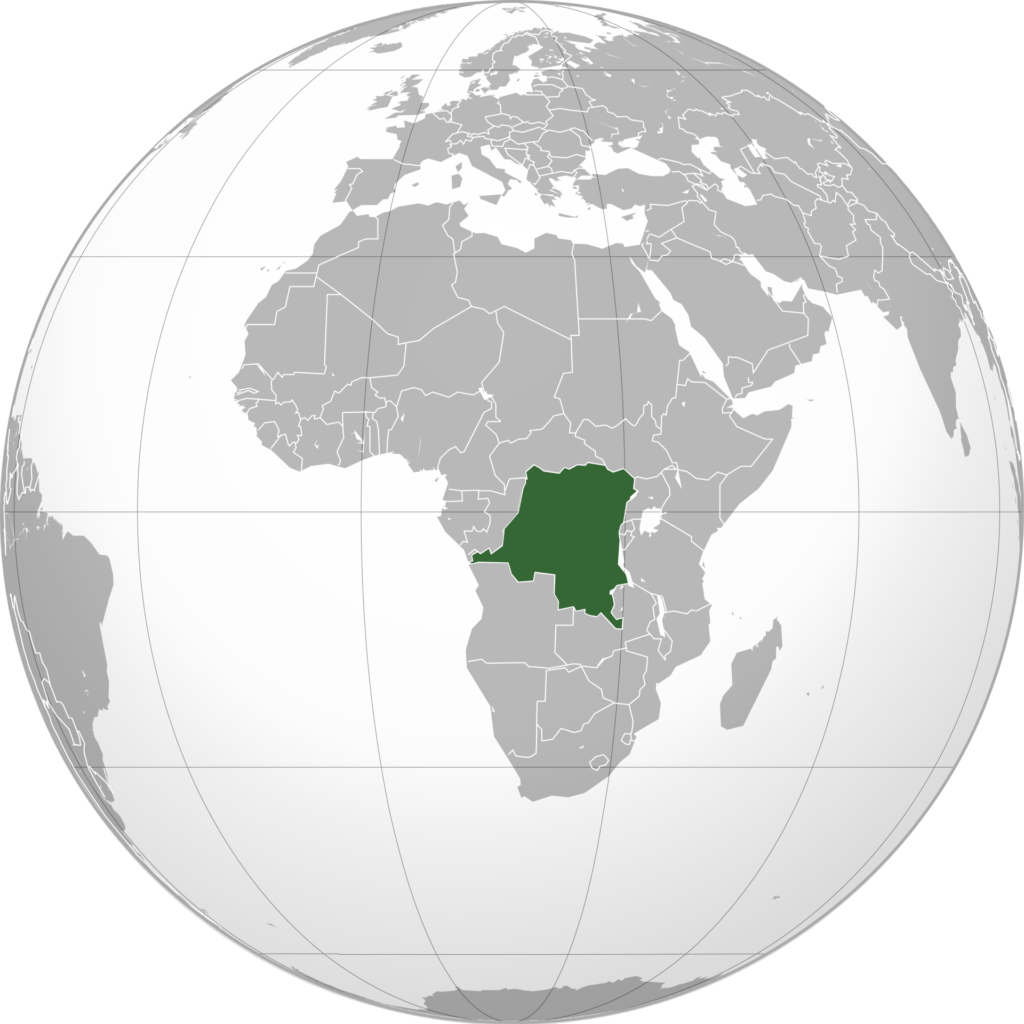 Location of DRC