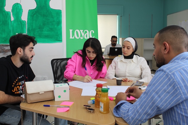 Young Jordanians undertake soft skills training organized by local youth development organization, LOYAC Jordan. Credit: LOYAC Jordan