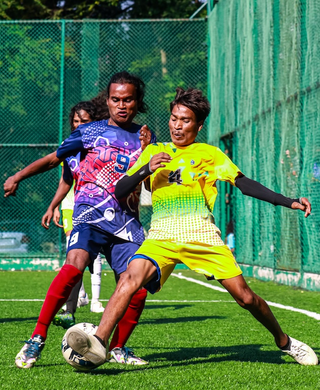 More league match action between Jamshedpur FC and Chaibasa FC. Credit: Jamshedpur FC