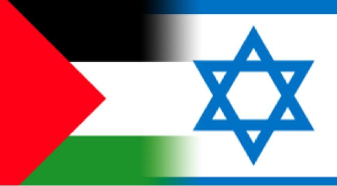 Flag of Israel and Palestine