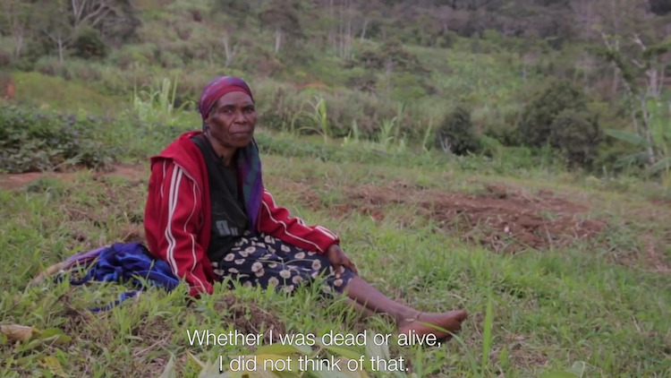 Photo: Snapshot of a film: Spears to semi-automatics: The human cost of conflict in Papua New Guinea Highlands. Credit: ICRC