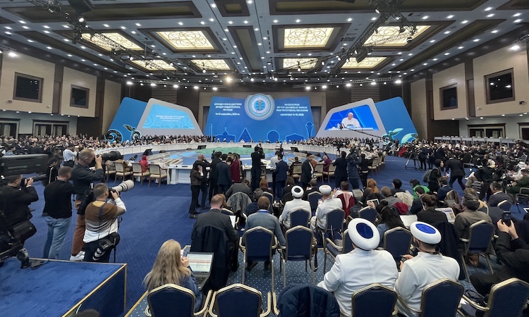 Photo: The 7th Congress of Leaders of World and Traditional Religions was held in Astana on 14–15 September 2022 Credit: Katsuhiro Asagiri, President of INPS Japan