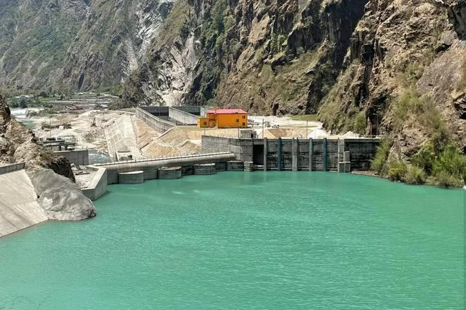 The 456MW Upper Tamakosi Hydroelectric Project just after it came into operation in 2021.Photo: UTKHPL