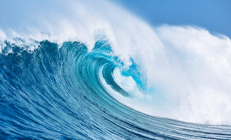 Photo: Ocean wave. Credit: blueeconomyconference.go.ke