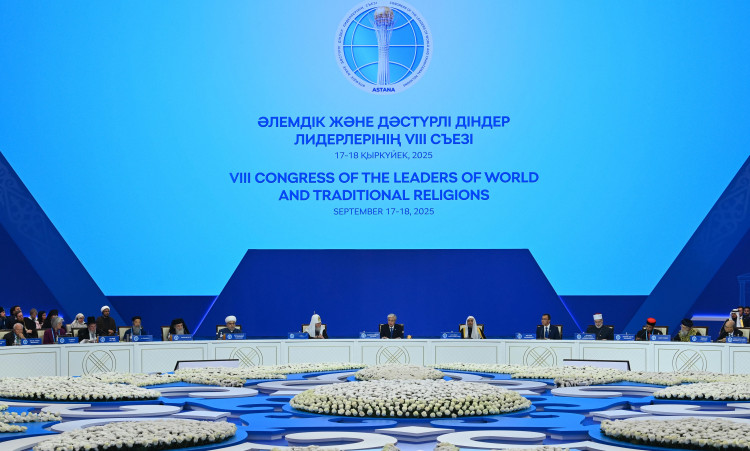 The Eighth Congress of Leaders of World and Traditional Religions kicked off Sep.17 in Astana. Photo credit: Akorda