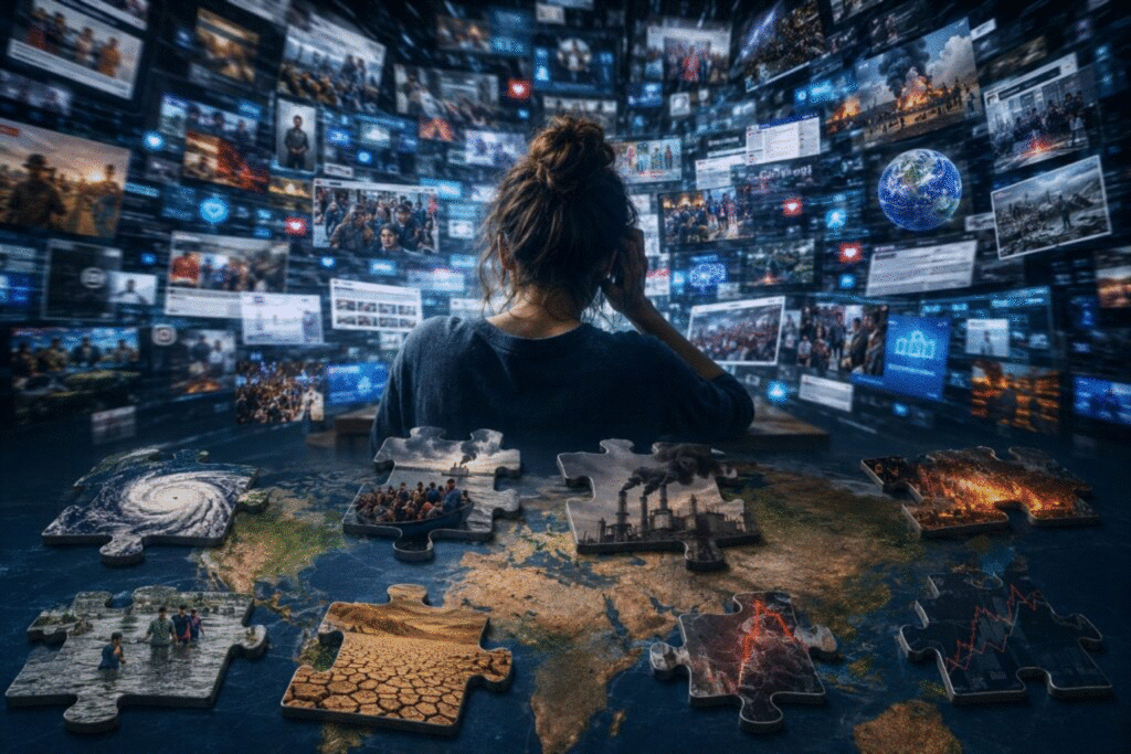 “Más allá de la confusión, inspirar acción,” el lema de CitiPlat ahora también adoptado por AIUNCA, responde a dos crisis interrelacionadas: el declive del periodismo como servicio público y la proliferación de la desinformación en un paisaje digital ilimitado donde los individuos carecen de medios confiables para decidir en quién confiar. Imagen: INPS Japan.