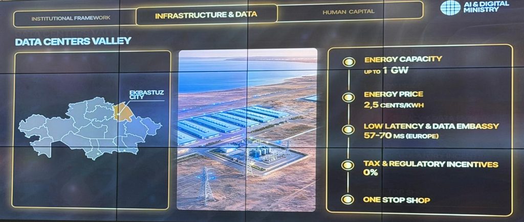 The conceptual panel of the Data Center Valley. Photo: Katsuhiro Asagiri/INPS Japan.